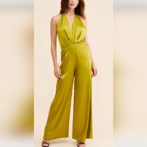 Anthro Halter Jumpsuit